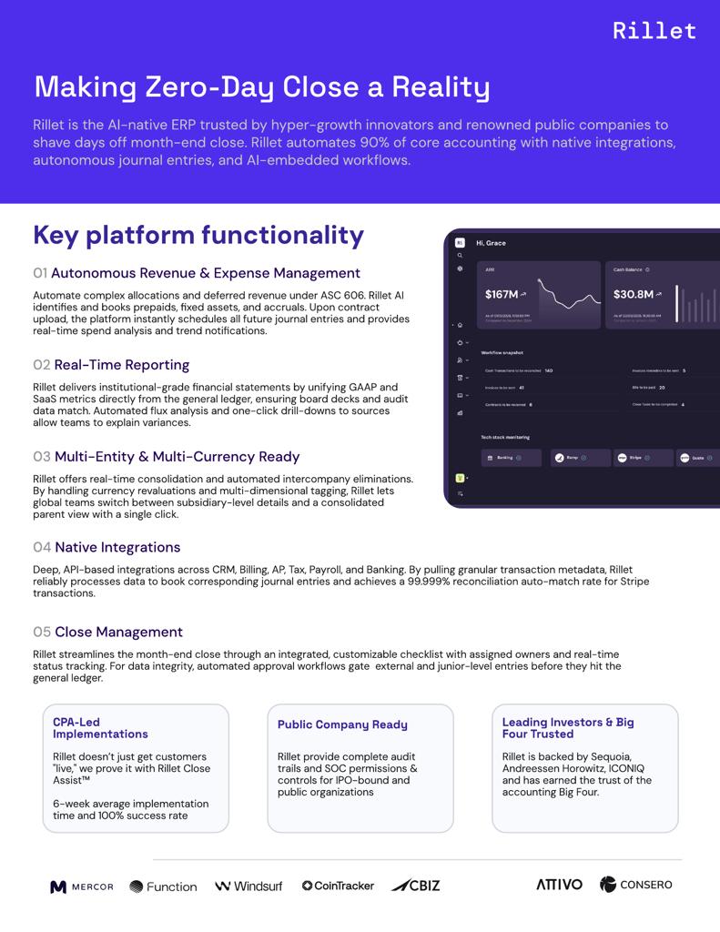 Rillet Implementation Process