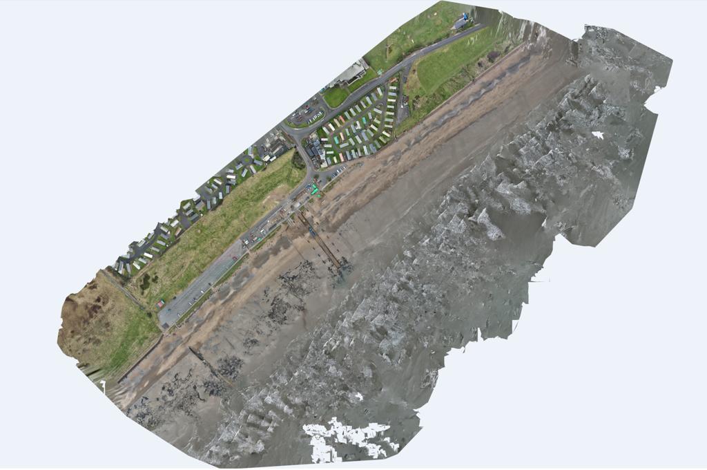 2D orthomosaic map